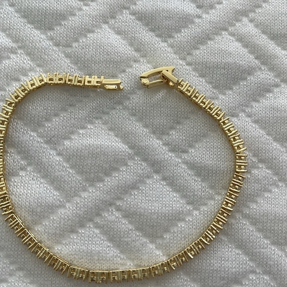 Two for the price of 1 dainty nail necklace and tennis bracelet - Picture 5 of 7